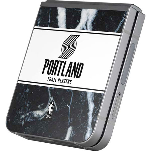 NBA Portland Trail Blazers Marble Galaxy Z Flip6 Skin